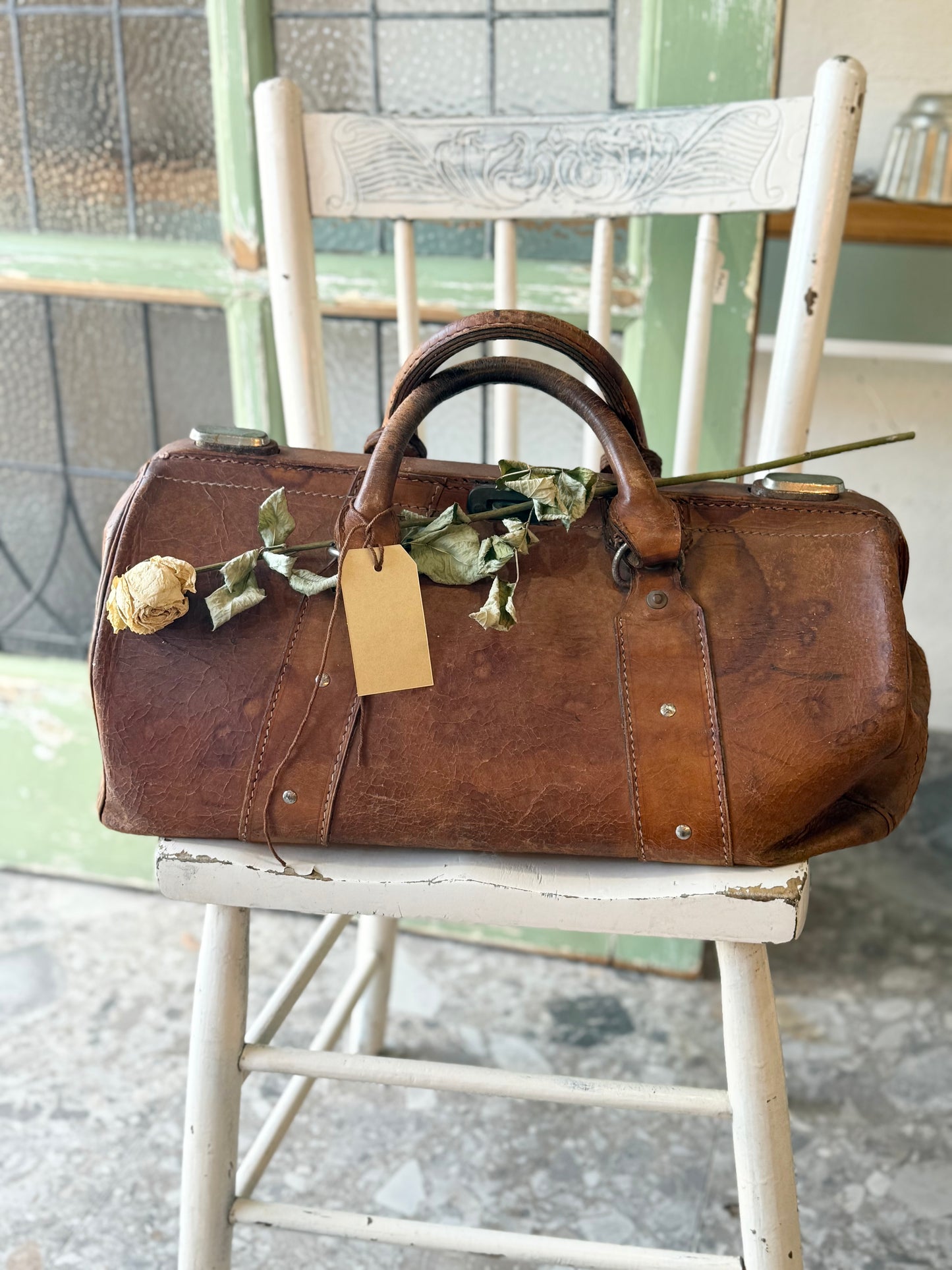 Antique Leather Doctor's Bag