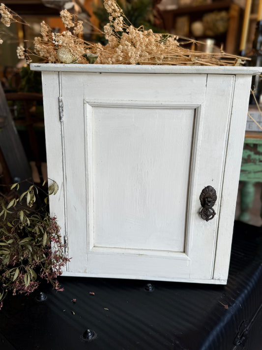 Antique White Wall Cabinet