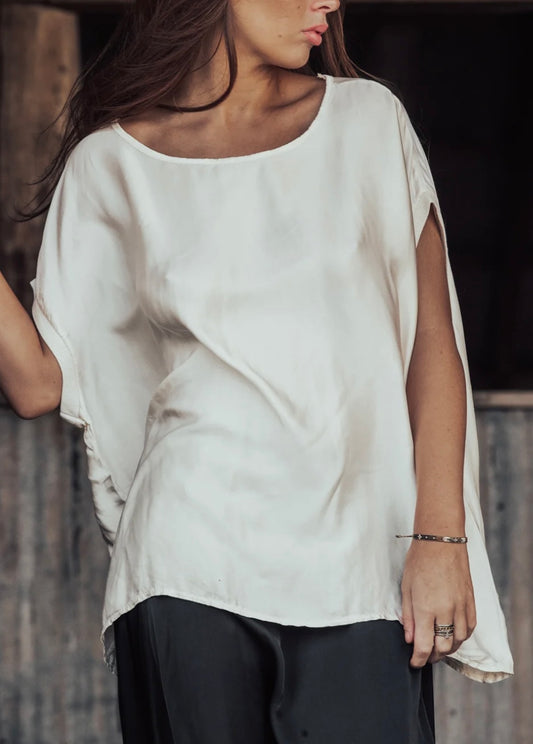 mamapapa - TOBI - flowy tee shirt - off white