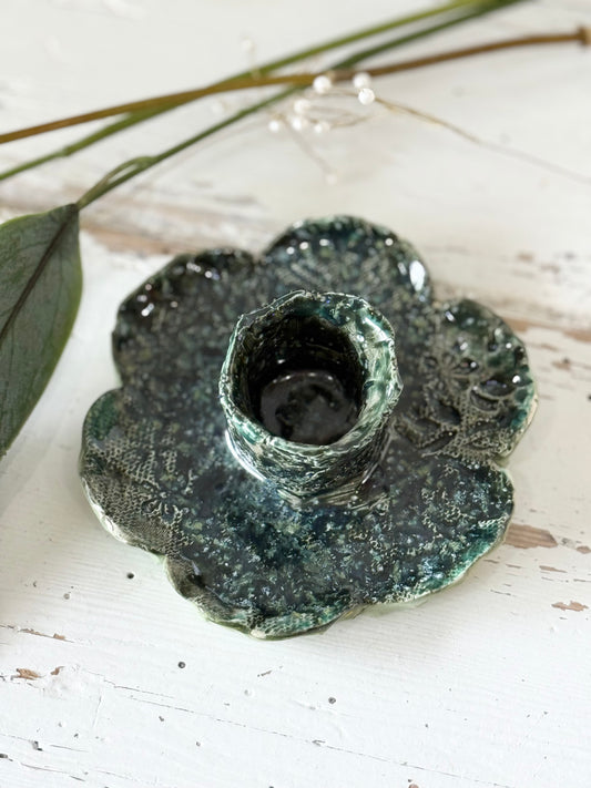 Ceramic Art Candle Holder 3 - Linda Titow