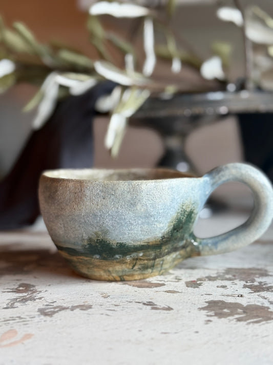 Linda Titow Art Teacup - Landscape 1