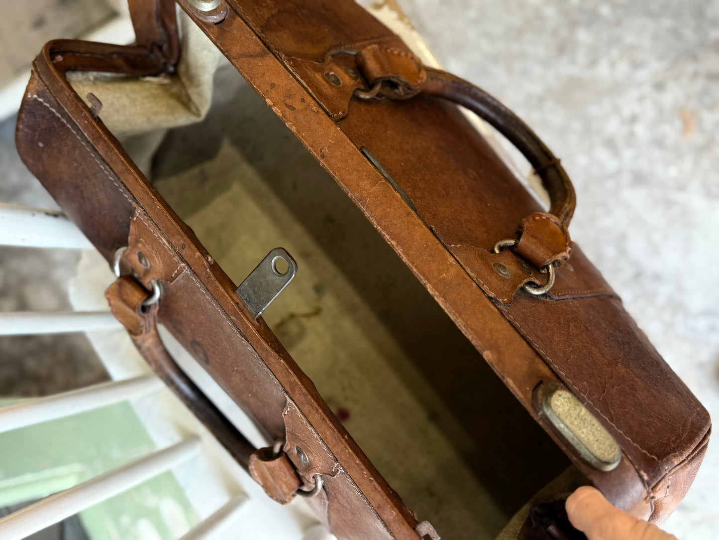 Antique Leather Doctor's Bag