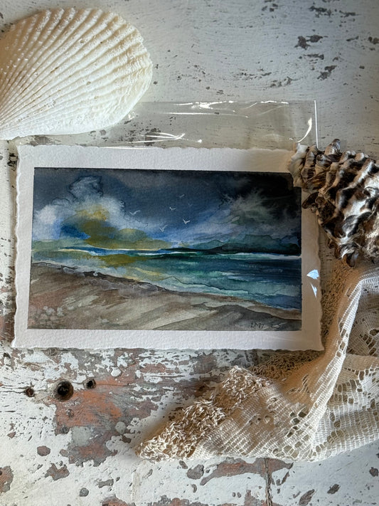 Water Colour; Ocean Colours - unframed - Linda Titow