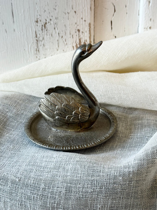 Vintage Swan Jewellery Holder