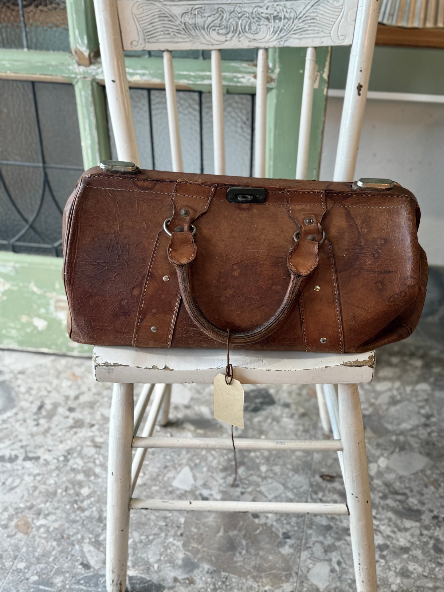 Antique Leather Doctor's Bag