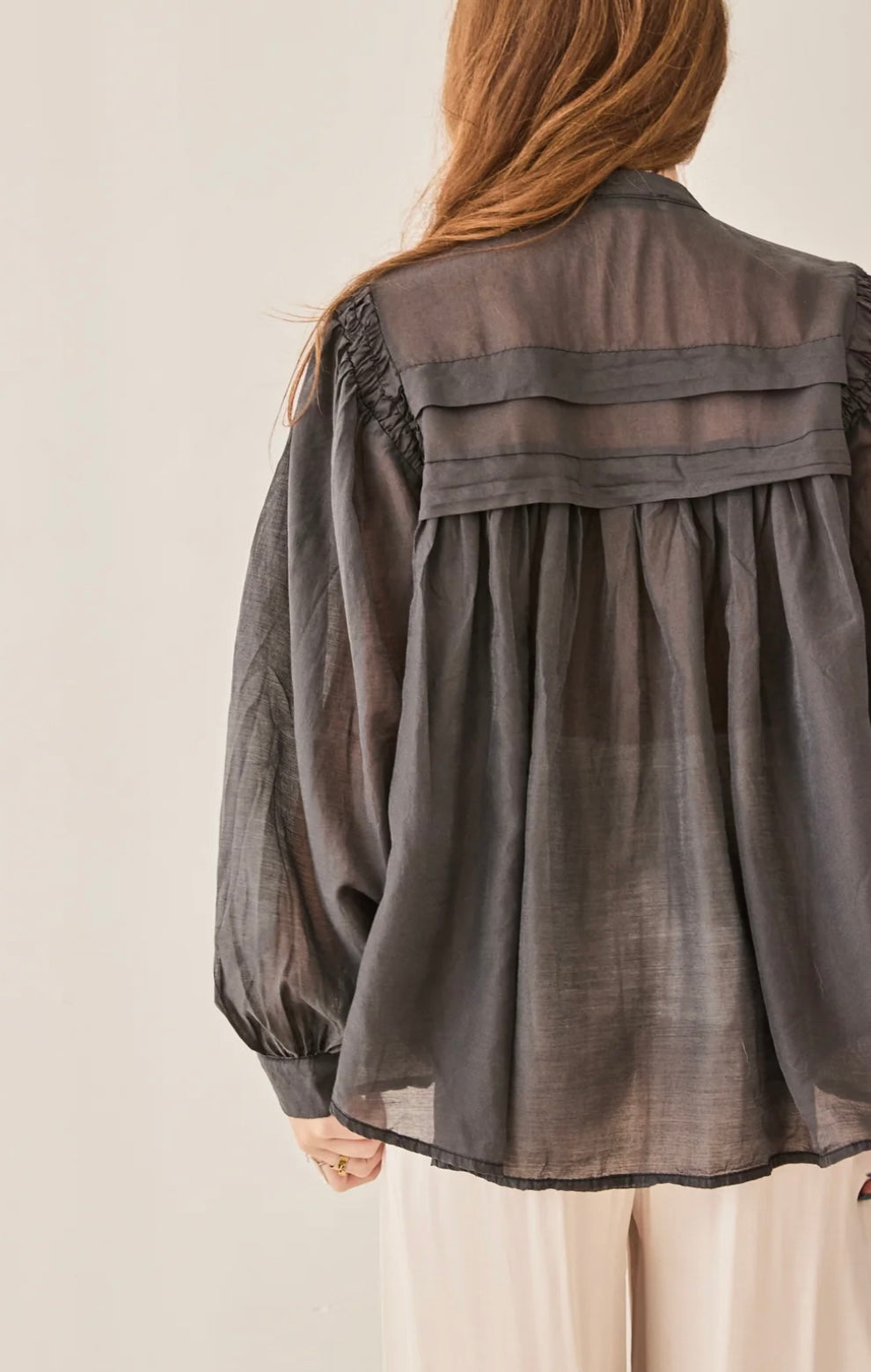 mamapapa - NAPOLI blouse - charcoal