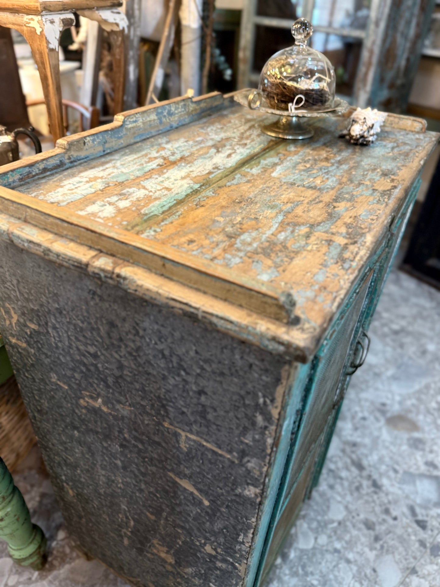 Vintage Meat Safe Cabinet