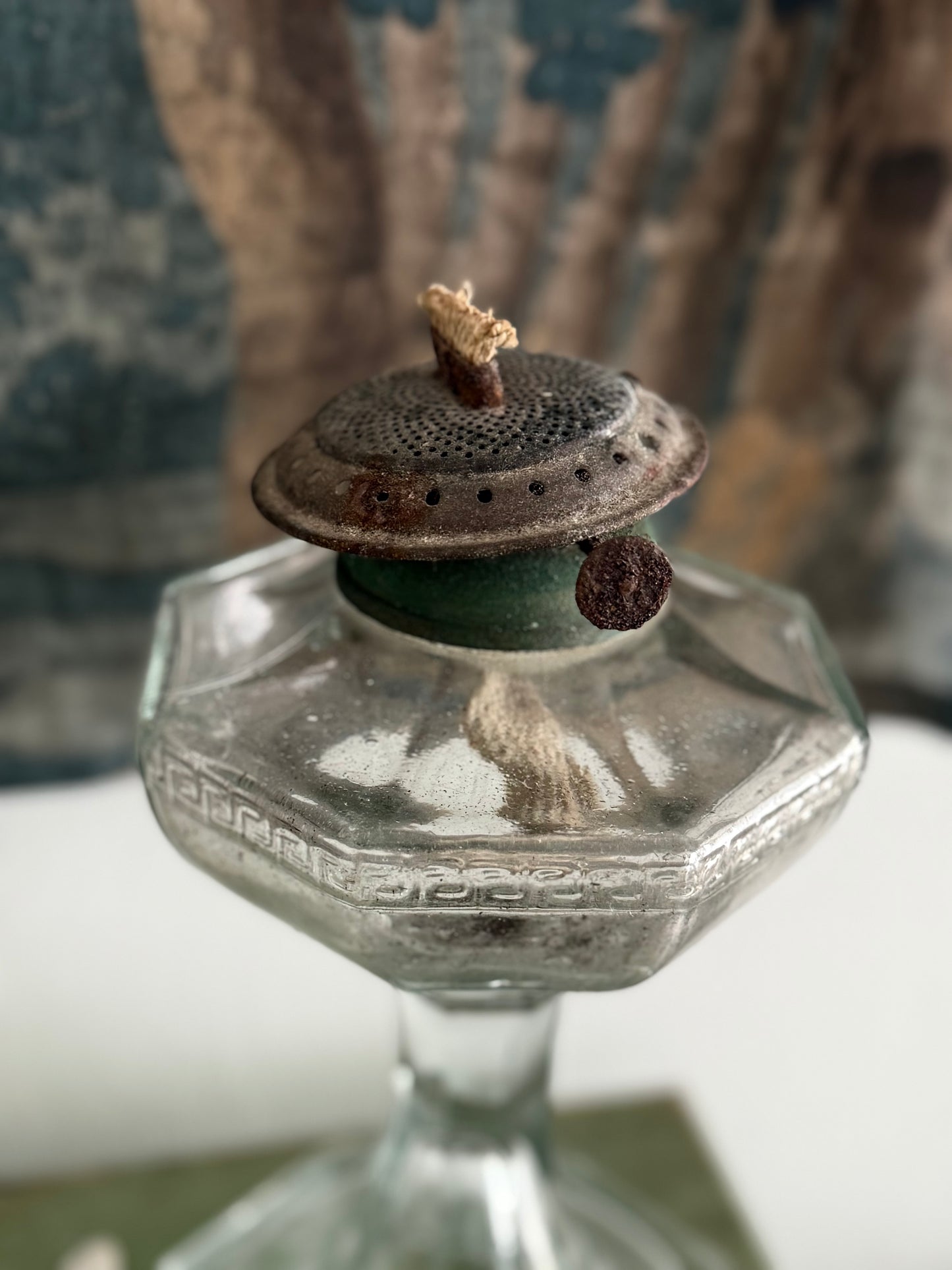 Old Kerosene Lamp - with Patina!