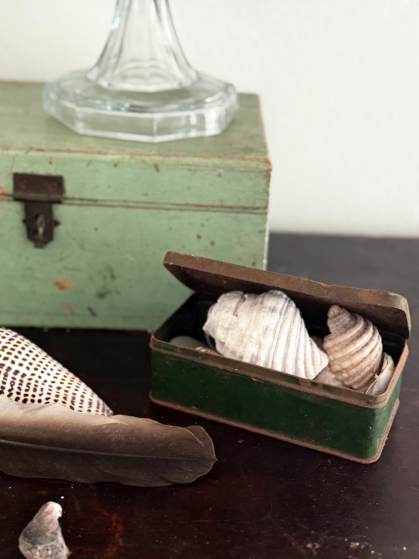 Sweet Green Sewing Tin