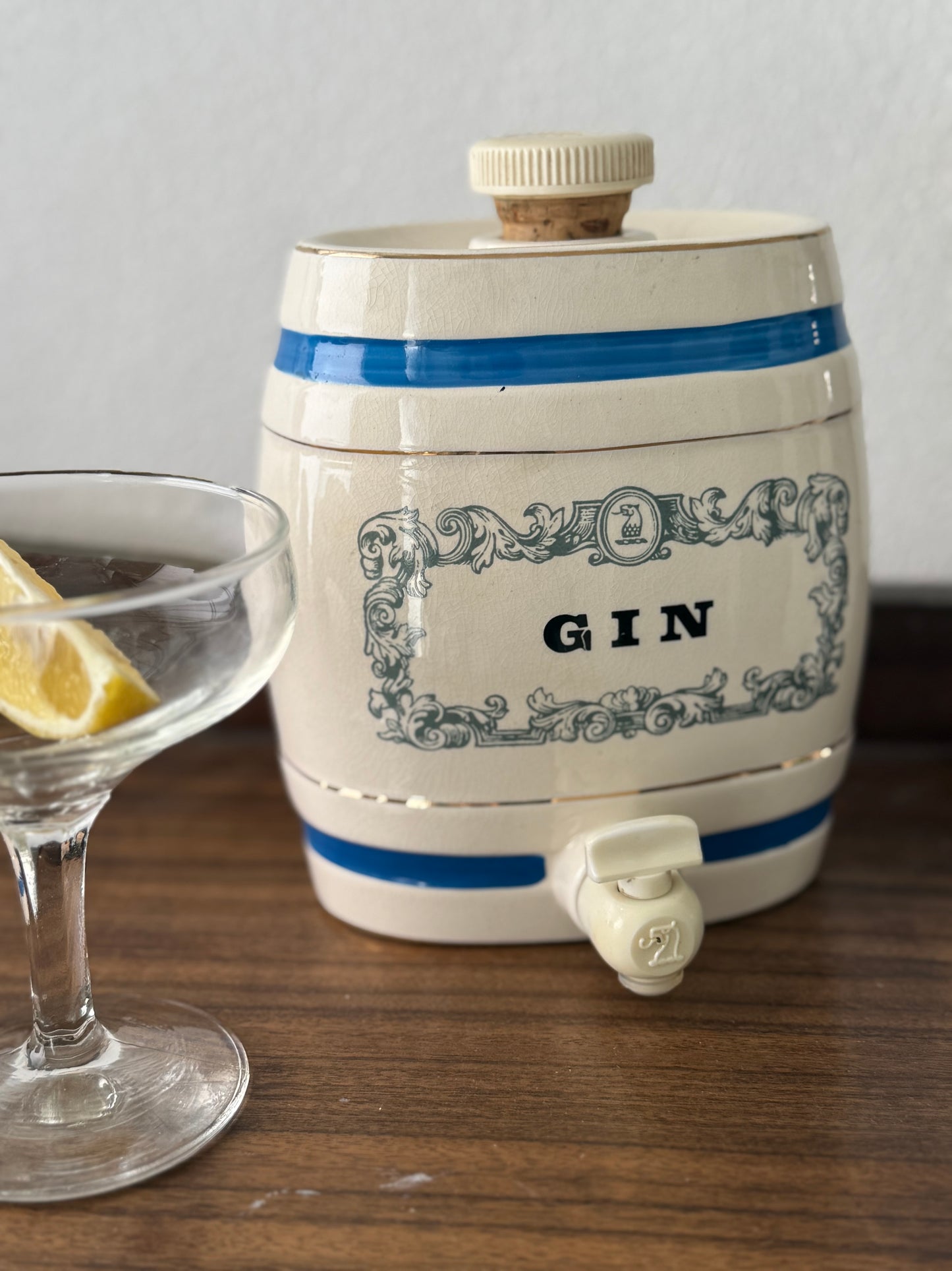 Old Gin Decanter - Wade Royal Victoria England