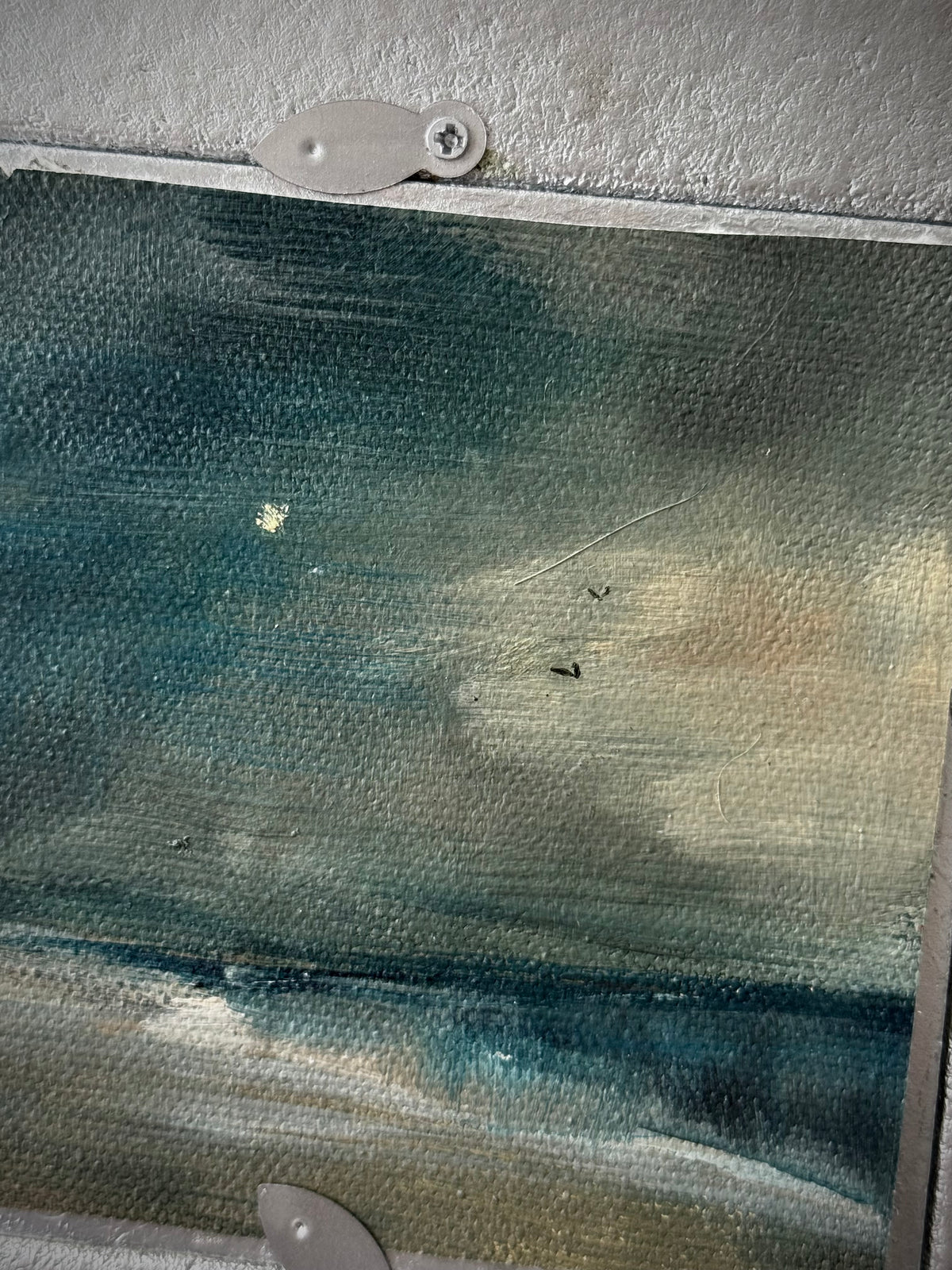 "The Sea and the Moon” series - #6 mini box seascape by Fonda Shae