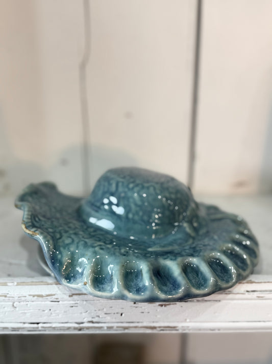 Vintage Wall Vase - Blue Hat