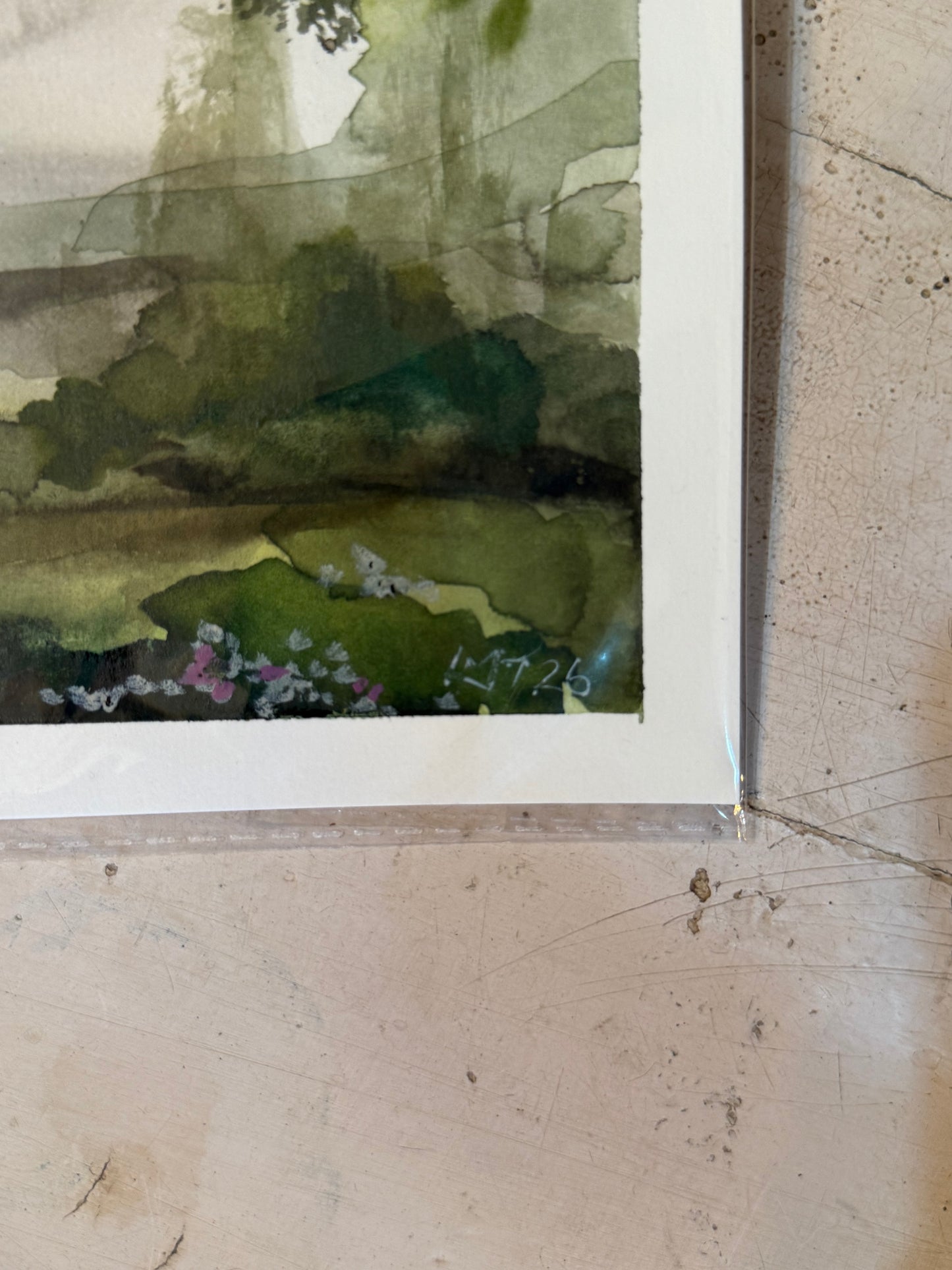 Water Colour; Verdant Canopy - unframed - Linda Titow