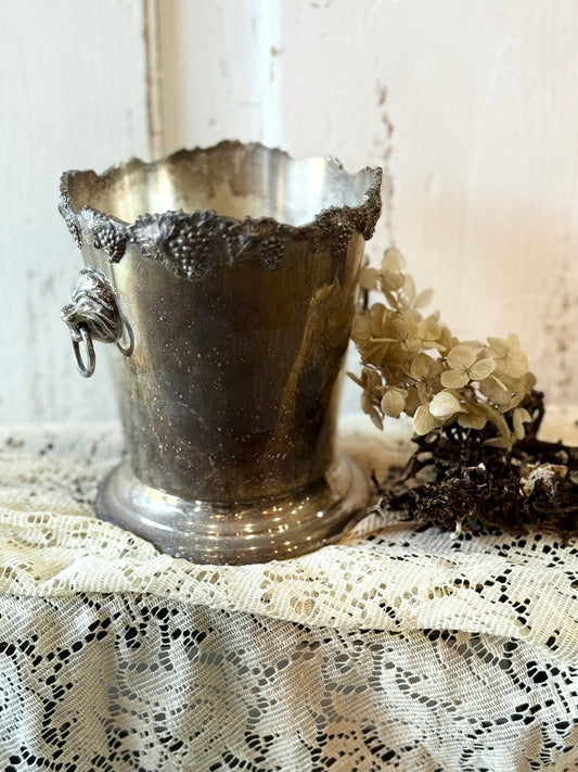 Stunning Silver Ice Bucket