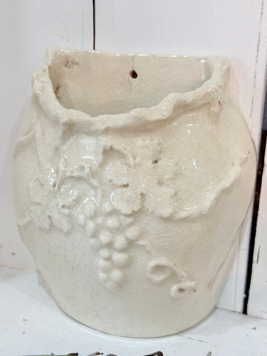 Vintage Wall Vase - Cream Craze