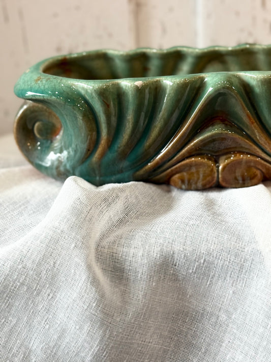Vintage Diana Pottery Trough Vase