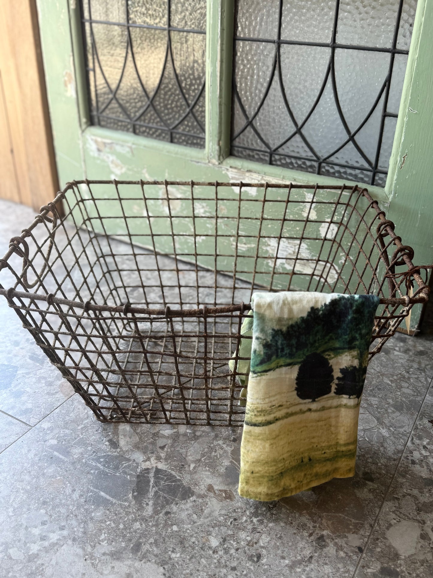 Old French Oyster Basket