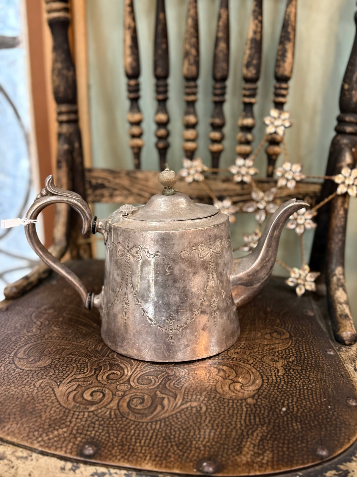 Old English Silver Teapot