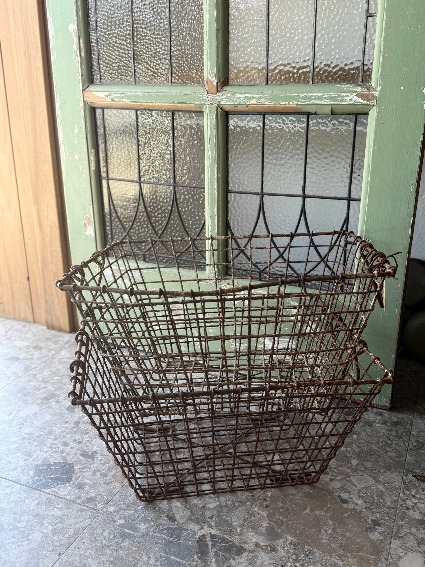 Old French Oyster Basket