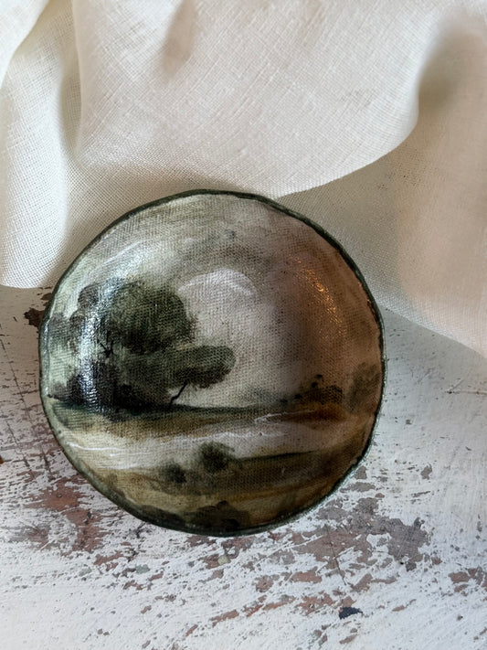 Linda Titow Art - Landscape Dish, small