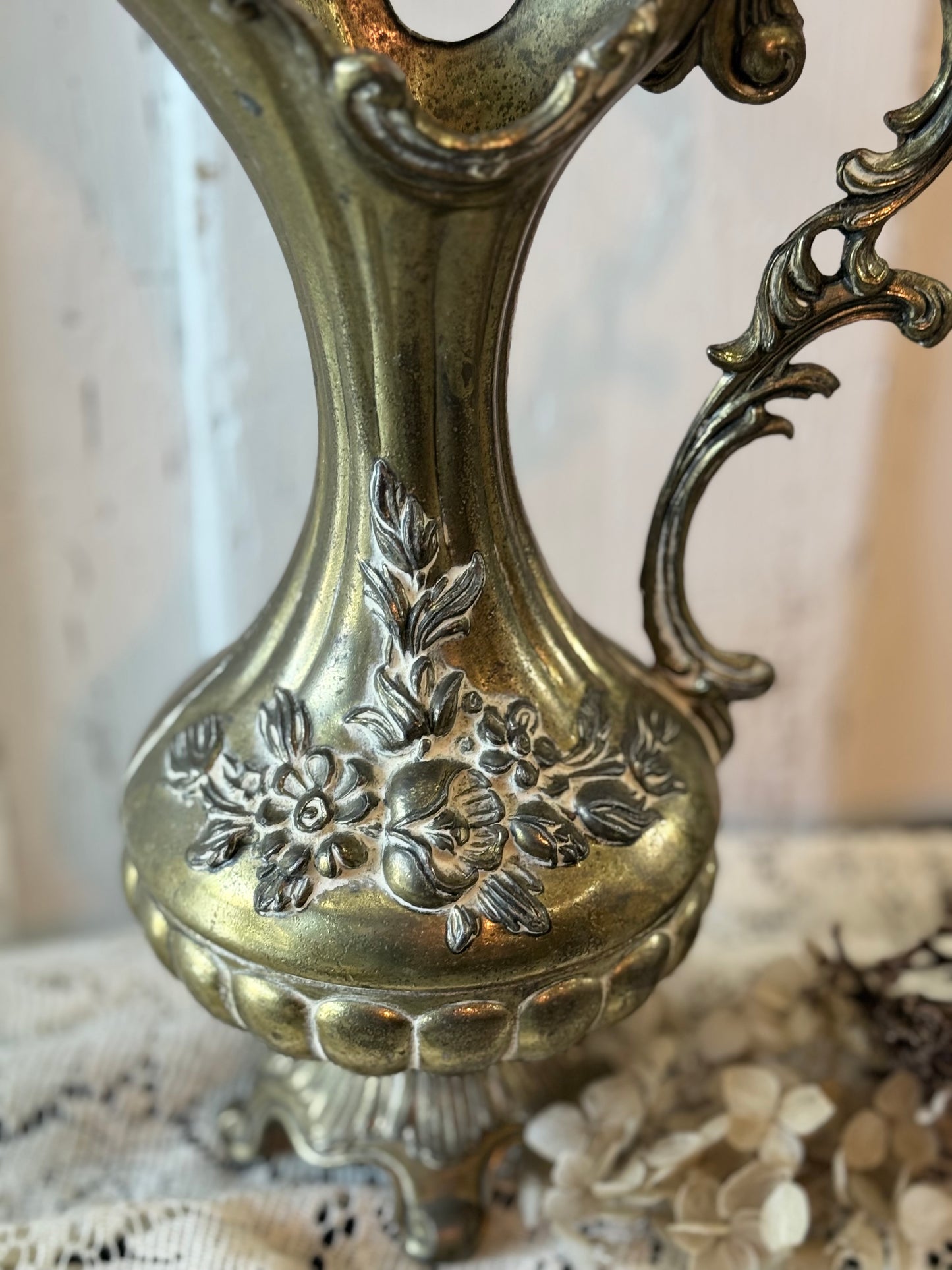 Ornate Italian Jug Vase
