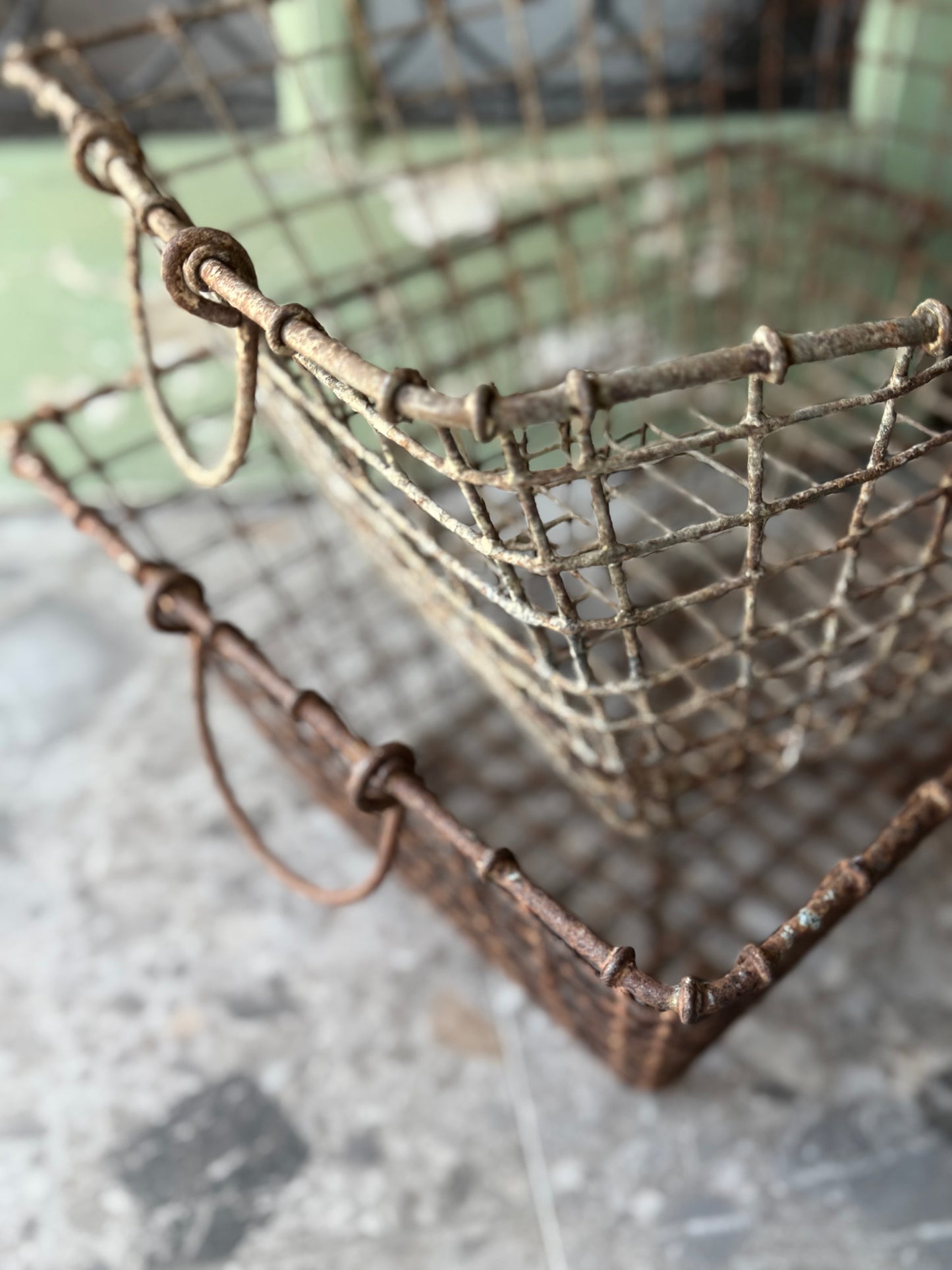 Old French Oyster Basket