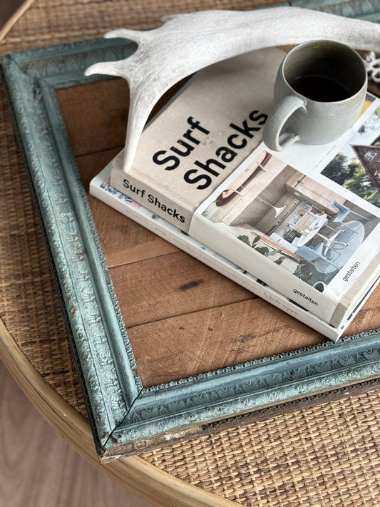 Vintage Green Framed Tray