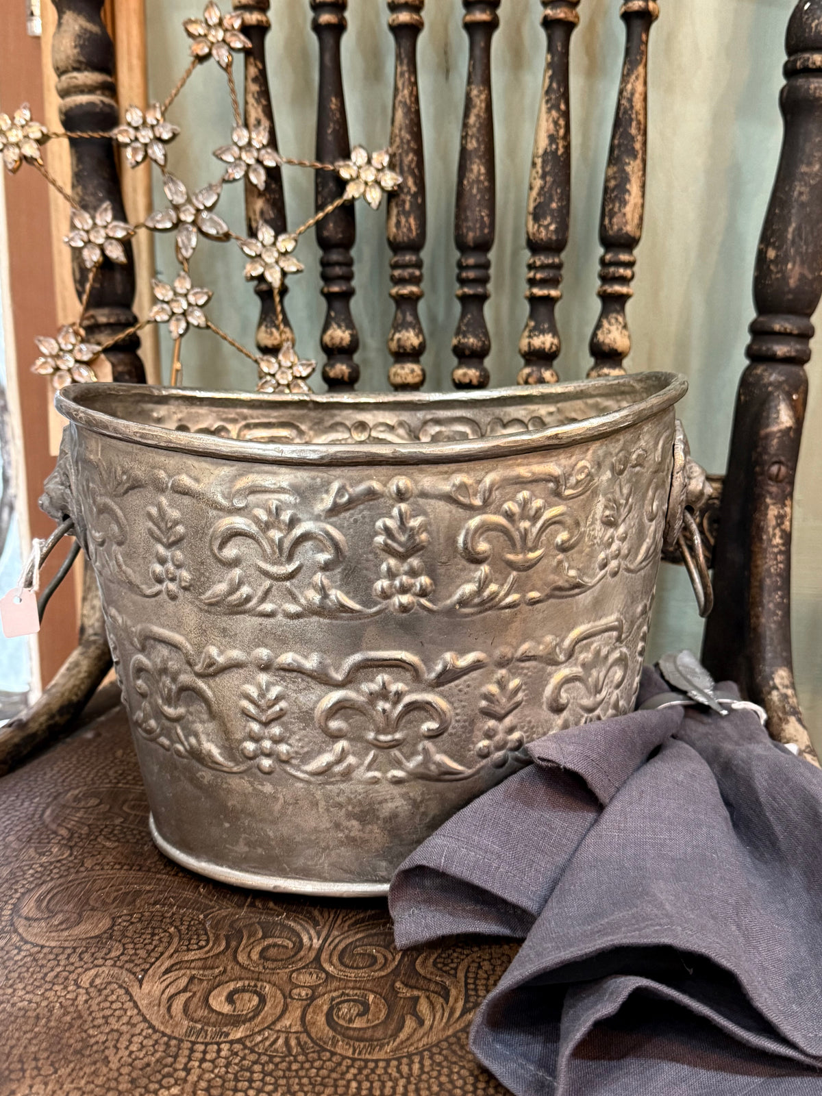 Old Silver Ice Bucket