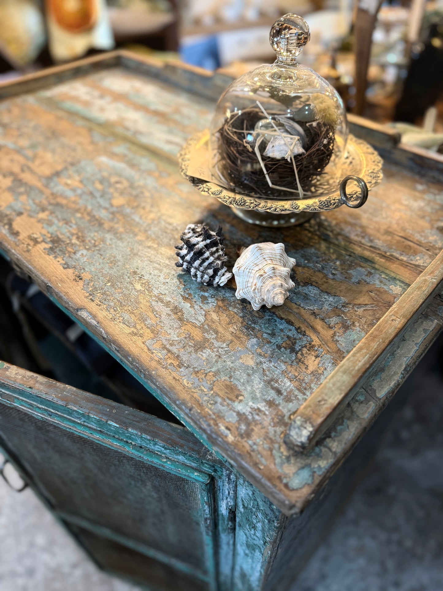 Vintage Meat Safe Cabinet