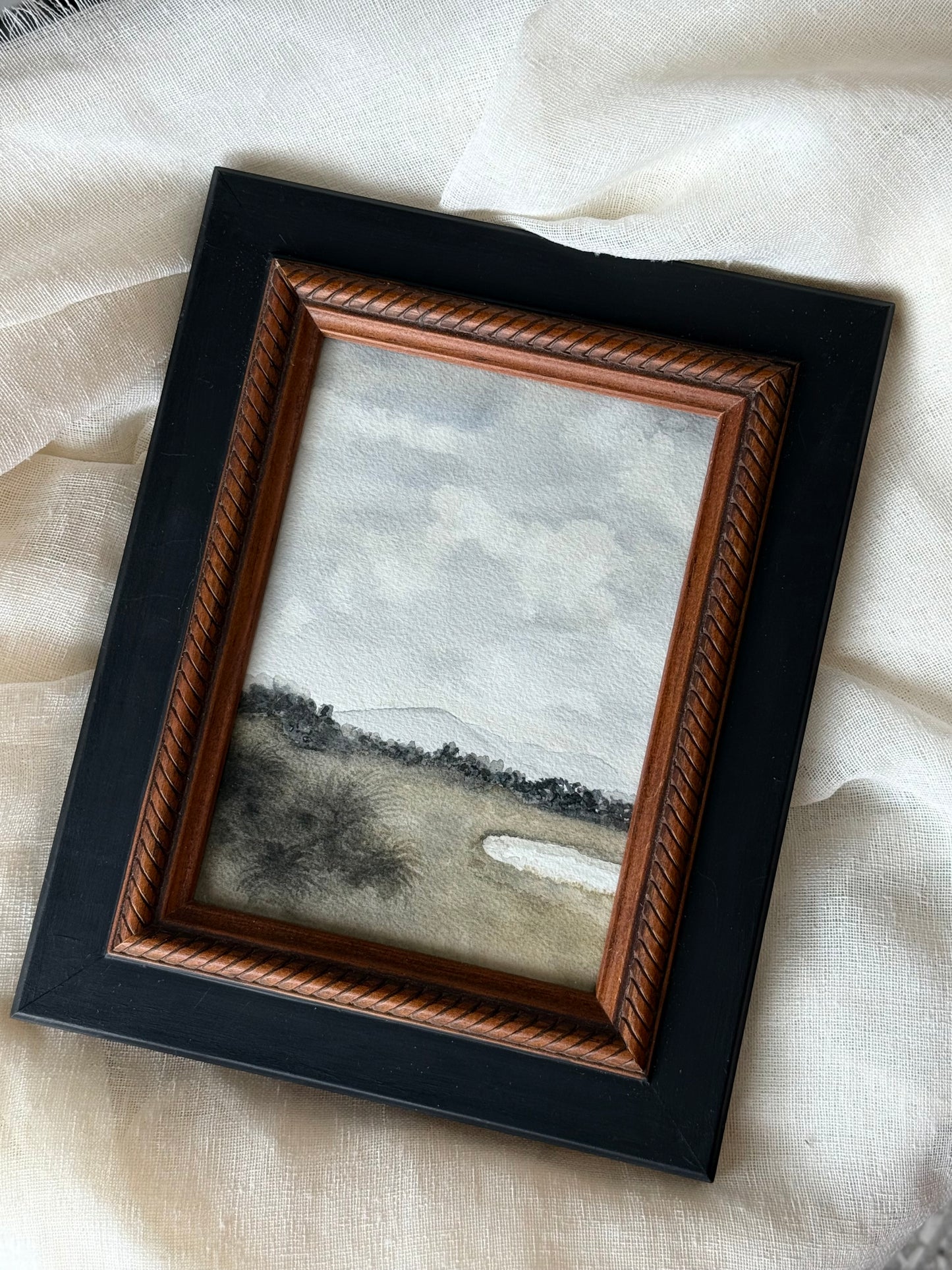 "Memories of Tinkersfield #5" - Water Colour Landscape by JJ