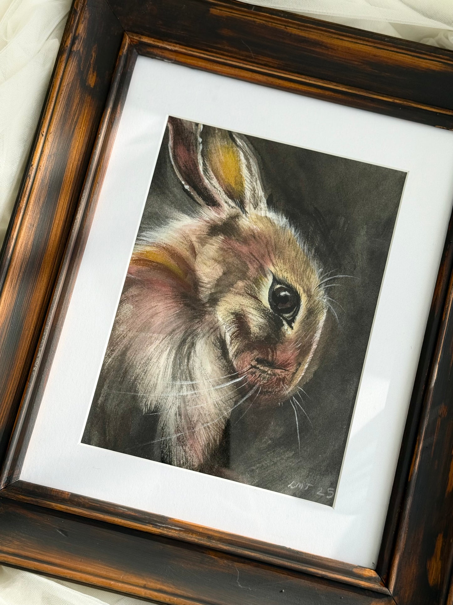 Water Colour Bunny Eyes - Linda Titow