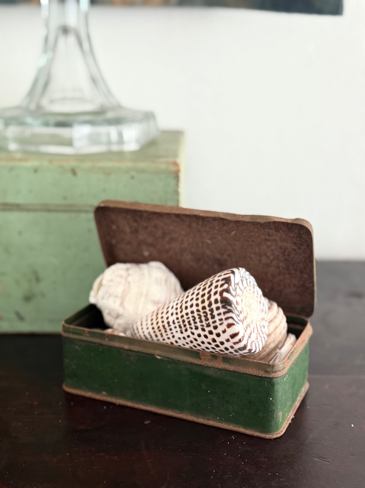 Sweet Green Sewing Tin