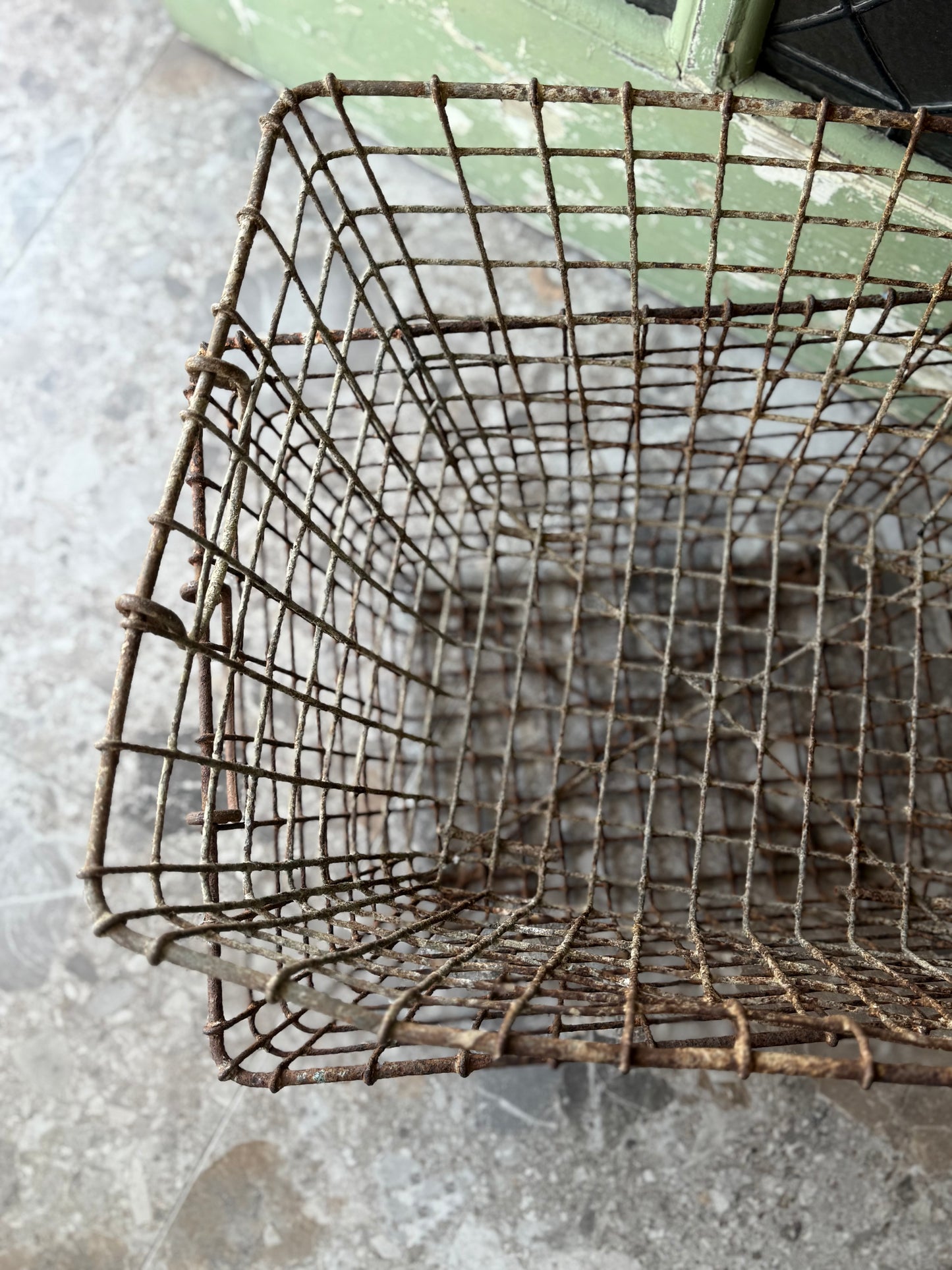 Old French Oyster Basket