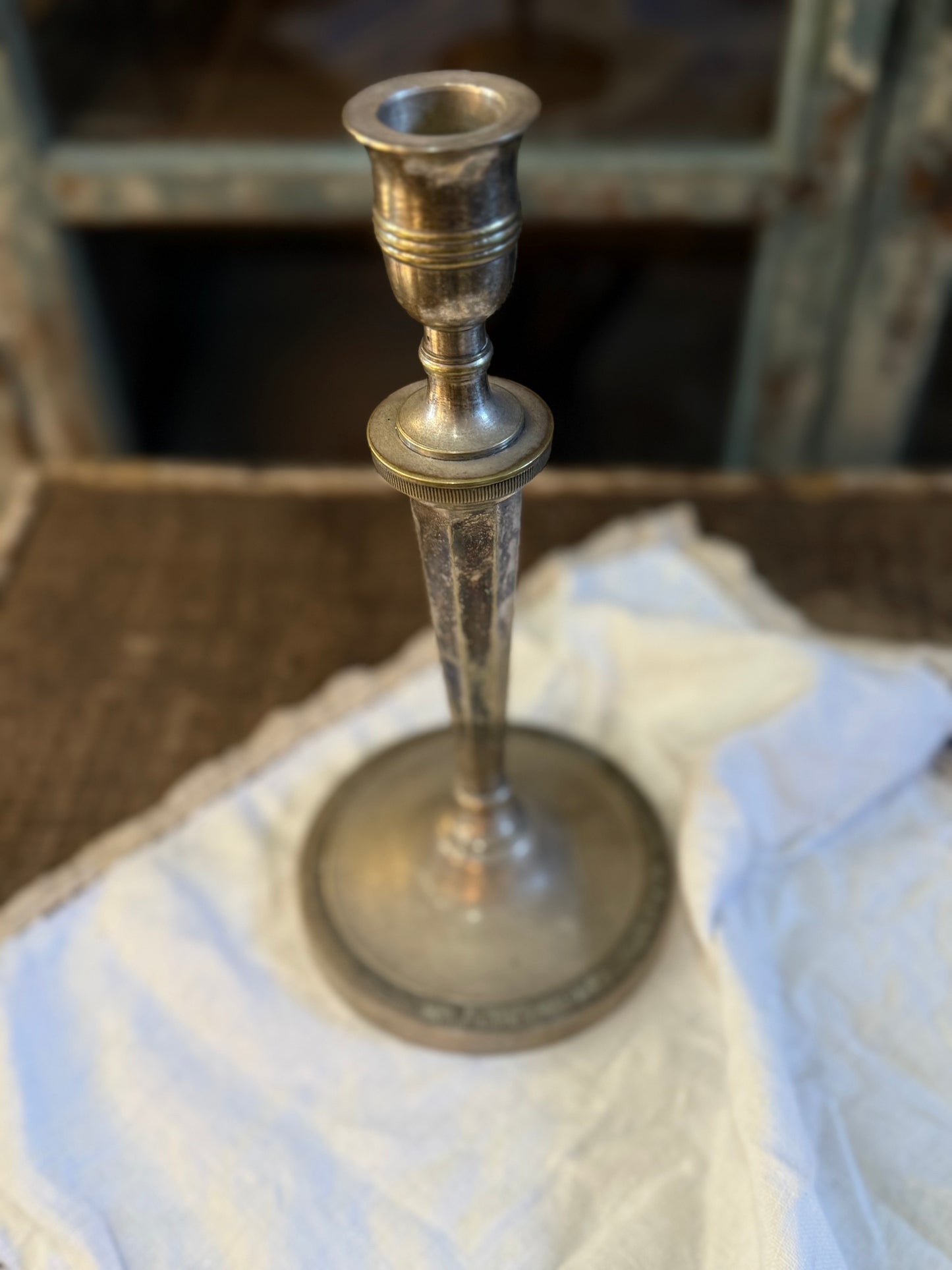 Heavy Silver Candlestick