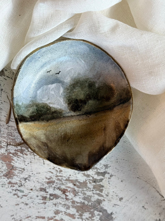Linda Titow Art - Landscape Dish with pourer - Small