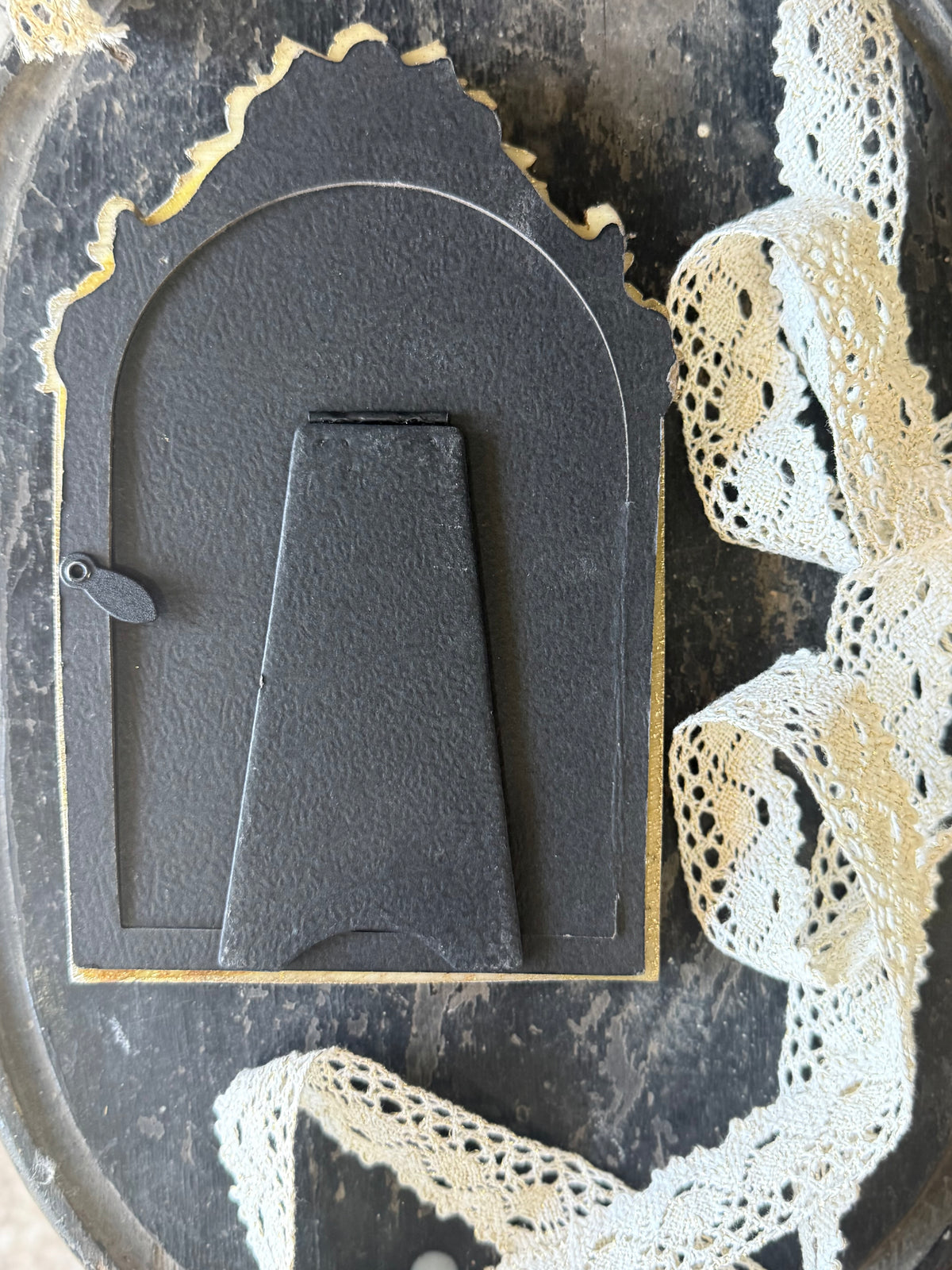 "The Sea and the Moon” series II - #2 mini arch seascape by Fonda Shae