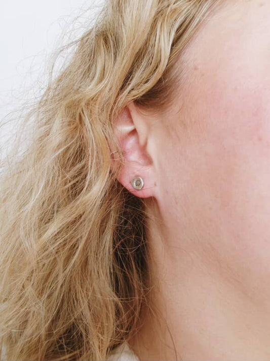 Shell Silver Stud Earrings - GPH & SS Ocean Collection
