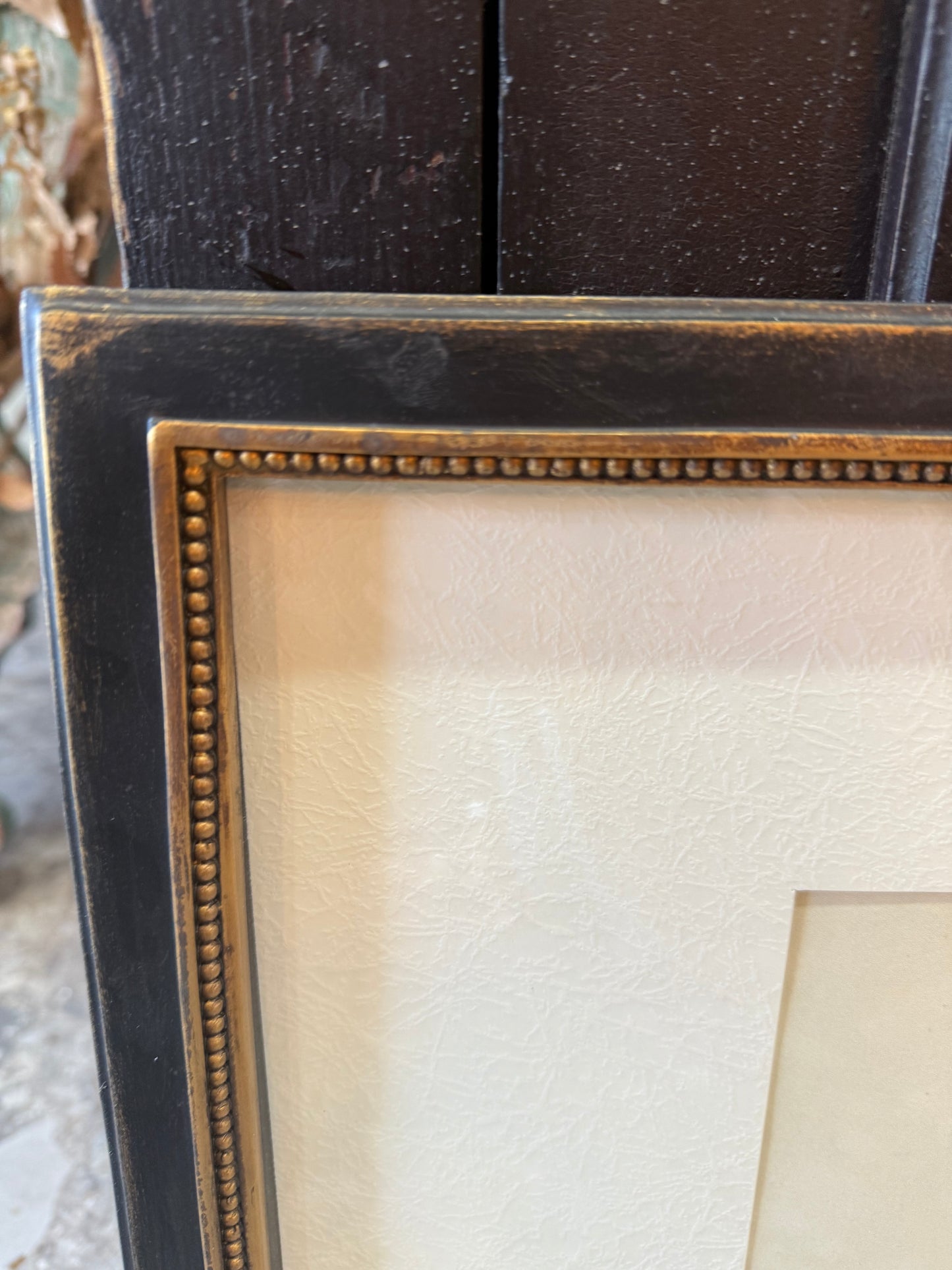 Antique Style Black Framed Print - large