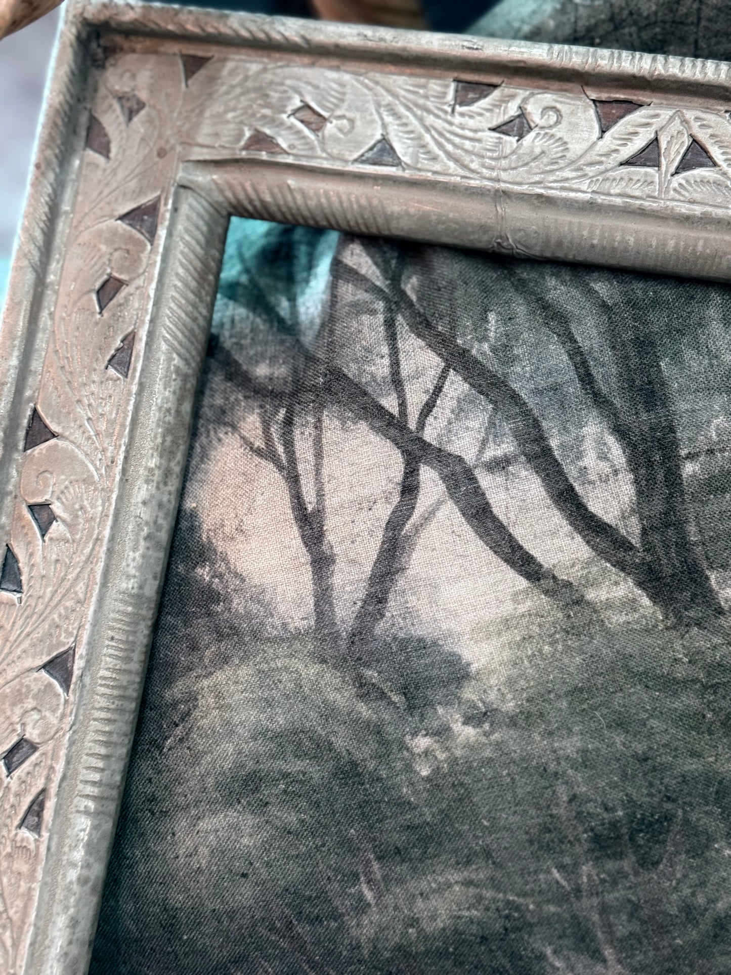 Vintage Metal and Timber Frame