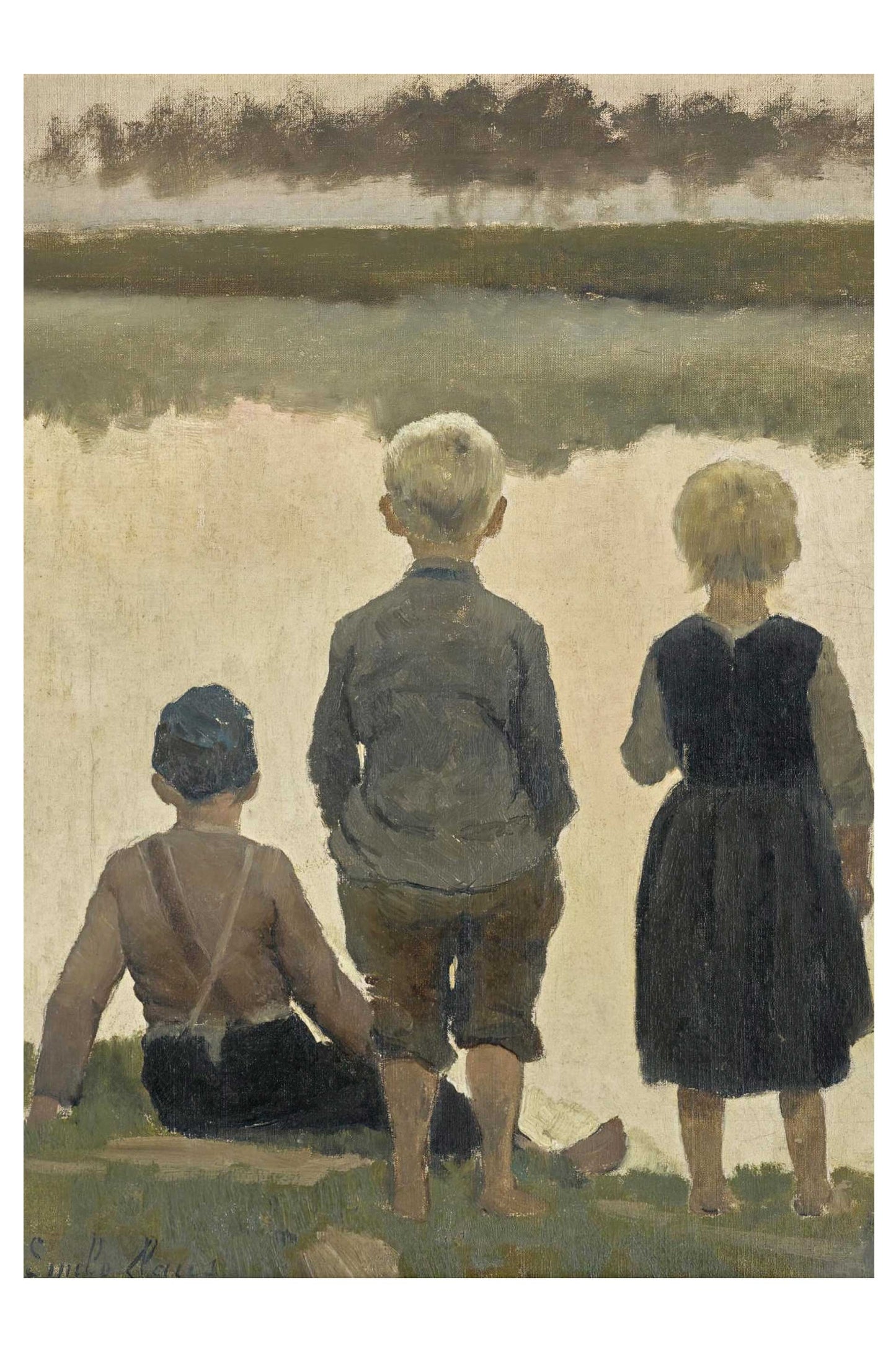 Vintage Art Print -   Study 15.5