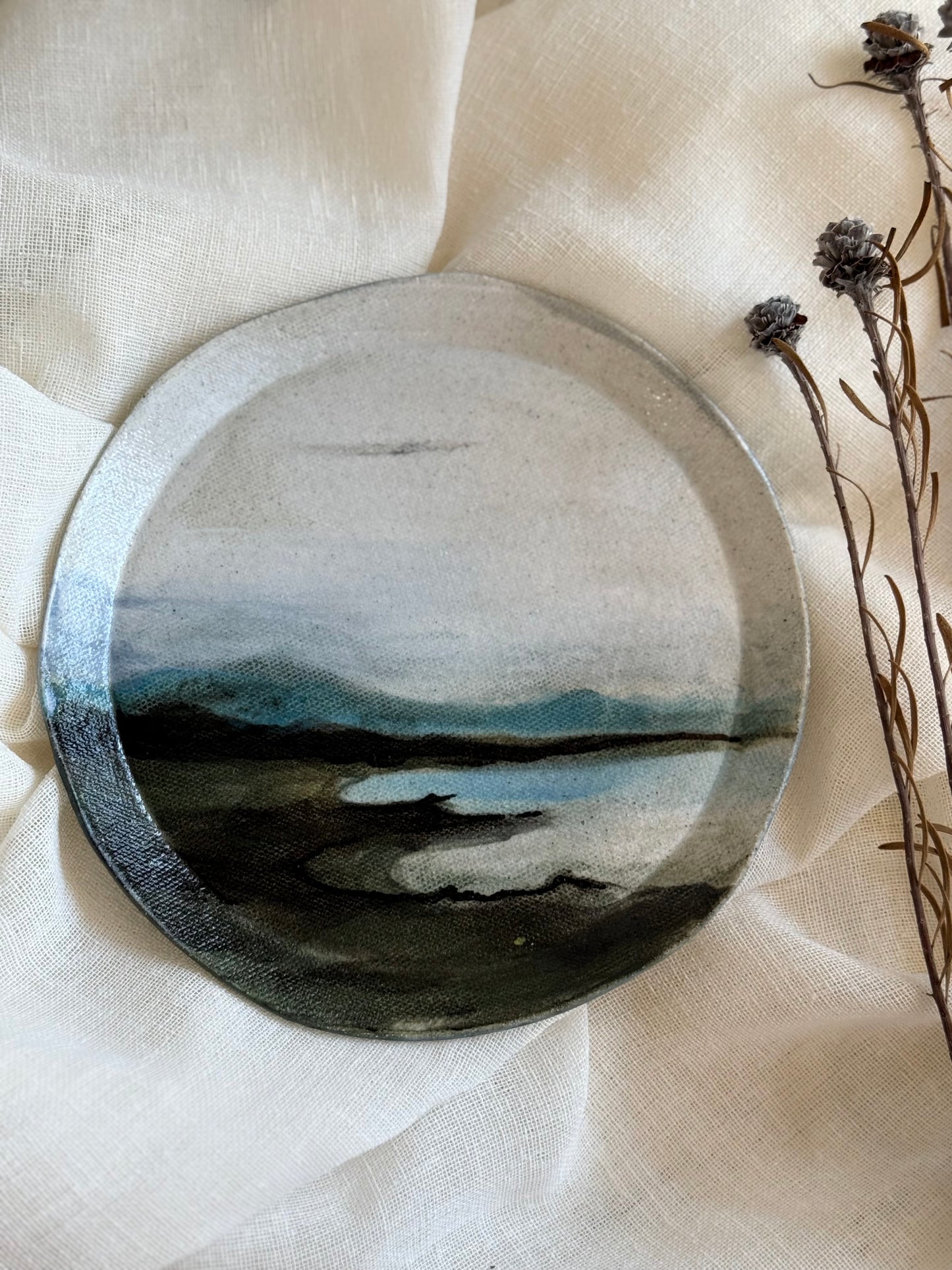 Linda Titow Art - Lake Plate - Small
