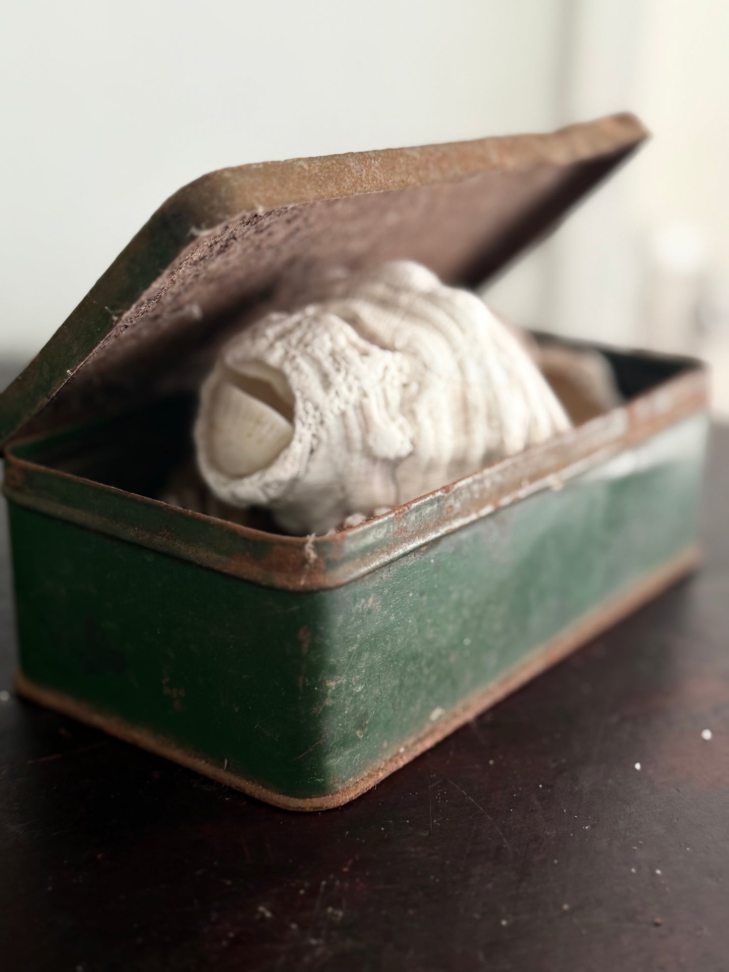 Sweet Green Sewing Tin