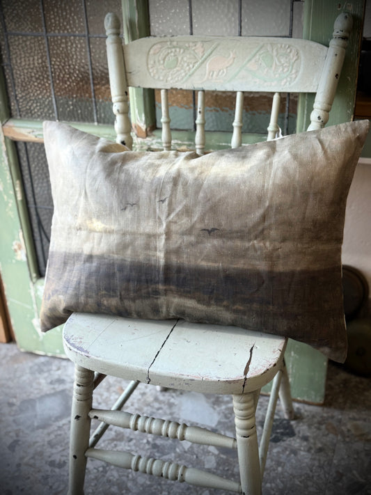 Marshes Linen Cushion - 62cmx40cm