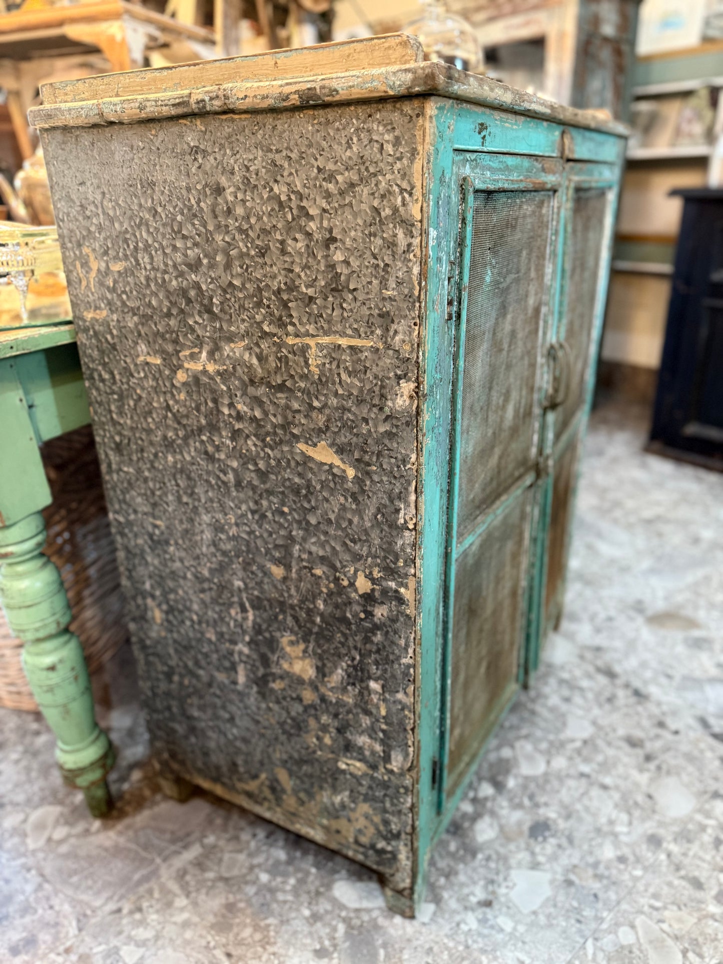 Vintage Meat Safe Cabinet