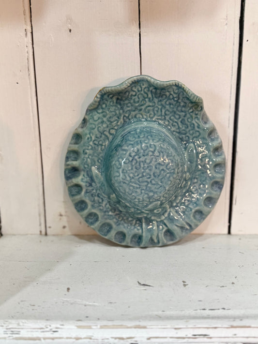 Vintage Wall Vase - Blue Hat
