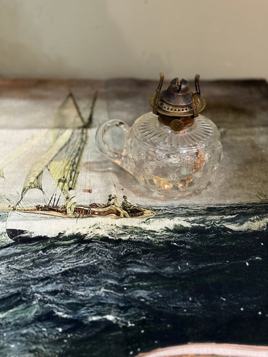 Glass Oil Lantern