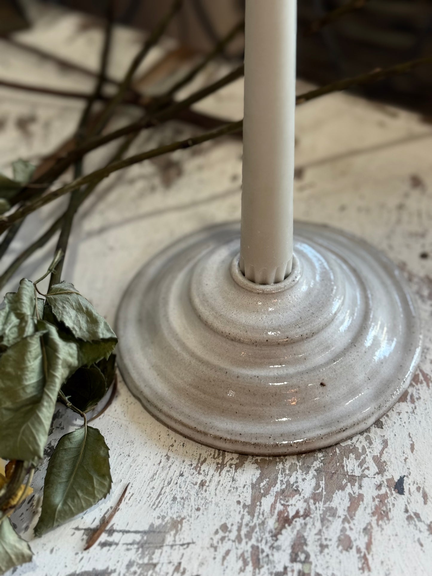 BRB Ceramics - Candle Holder - White