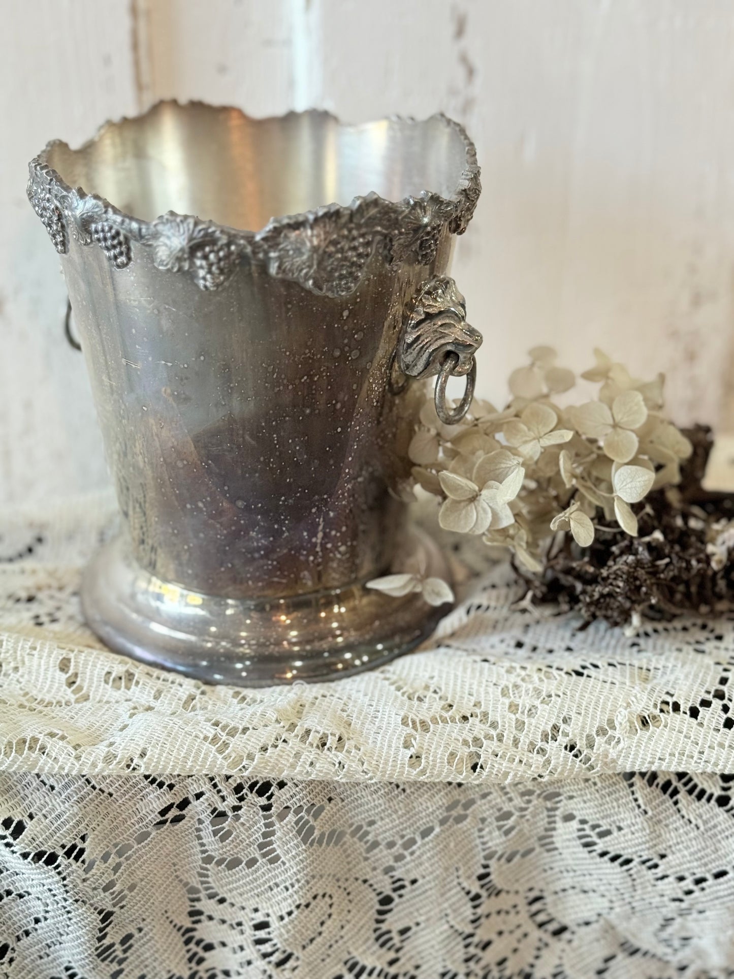 Stunning Silver Ice Bucket