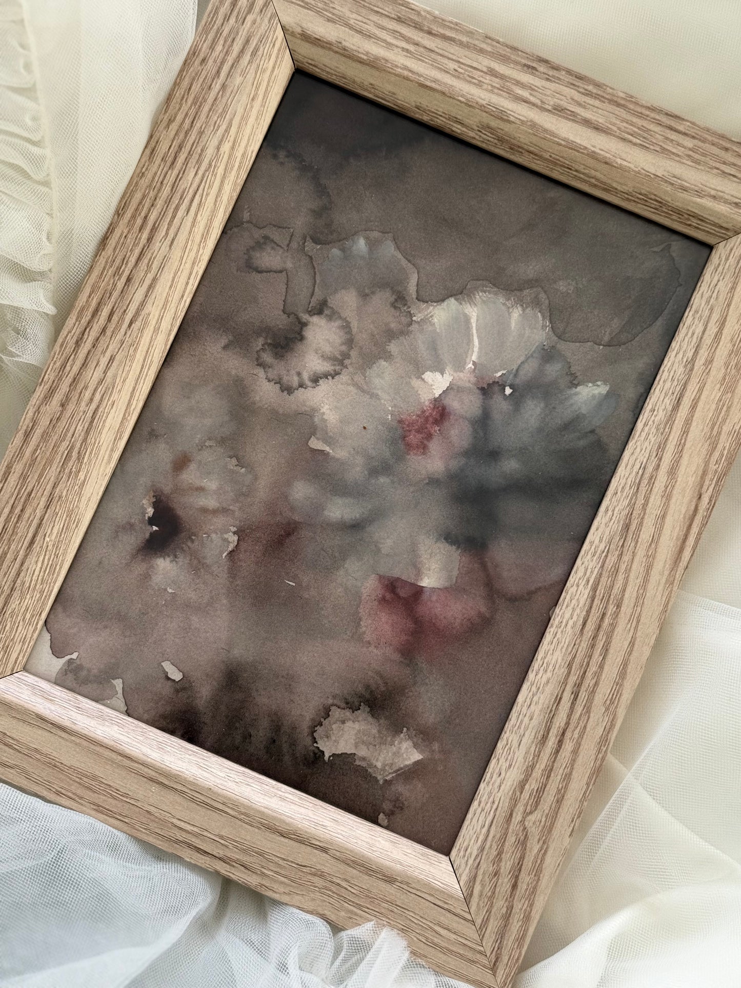Water Colour Moody Floral 1 - Linda Titow