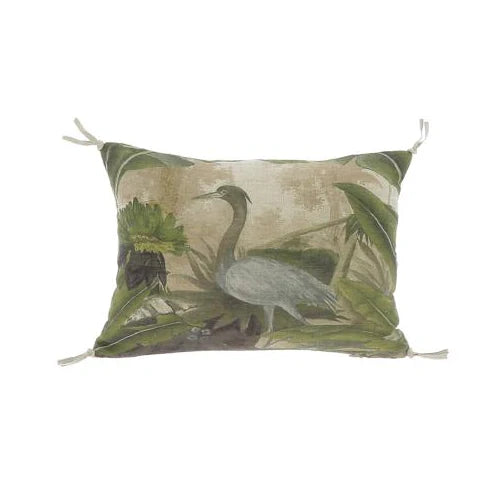 NEW! Cochin French Linen Throw Cushion - Bird
